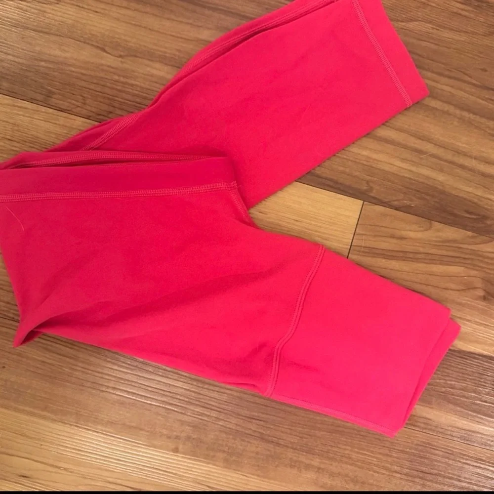 Lulu Lemon Align leggings. Bright Pink. Like New. - Picture 4 of 4